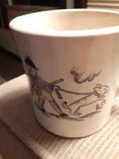 VINTAGE CHILD'S MUG CUP HUNTER