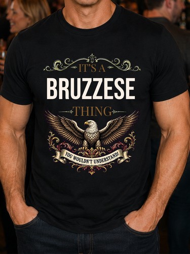 Shirt uomo bruzzese nome - t-shirt,