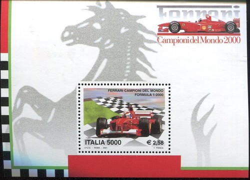 2001 foglietto ferrari - 2001.1,