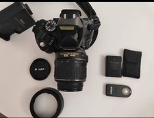 Nikon D5200 +2° Batteria Originale+Telecomando Bluetooth 
