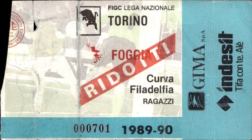 Biglietto stadio torino foggia - biglietto,