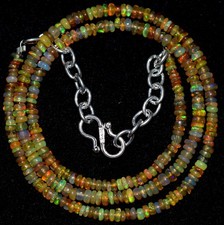 Collana perle opale liscio