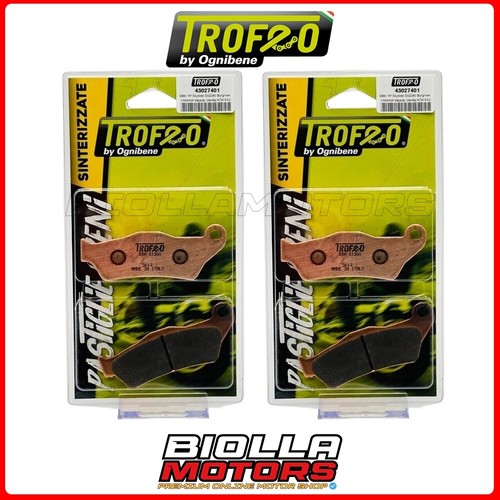 Kit pastiglie freno trofeo - kit, gas