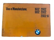 Bmw 1602 2002 2002 Tii Automatic Libretto Uso E Manutenzione 