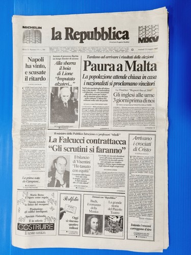 Repubblica may 1987 - la, 12
