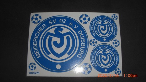 Msv duisburg aufkleber - duisburg,
