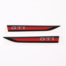 GTI scritta emblema logo set
