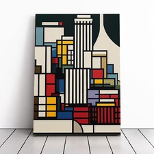 Retro City Skyline Art No.1