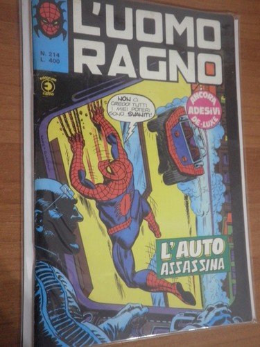 Uomo ragno 214 del - ragno, n