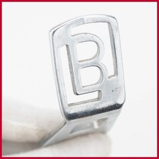 NOS BIANCHI PORTALAMPADA PORTALUCE 1" POLLICI CUFFIA VINTAGE ACCIAIO PORTAFANALE RONDELLA