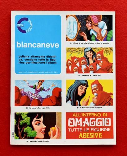 Biancaneve album figurine - biancaneve,