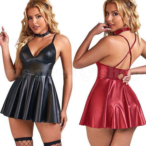 Mini abito pelle linea - mini, pu