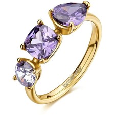 anello trilogy viola Brosway
