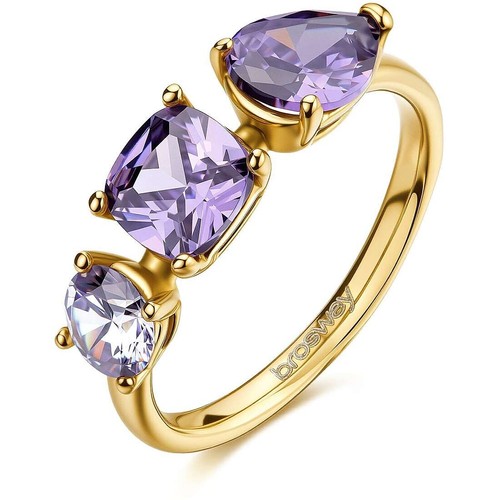 Anello trilogy viola brosway - viola,