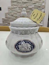 Biscottiera In Porcellana