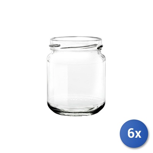 Vaso vetro per conserva - 6x,