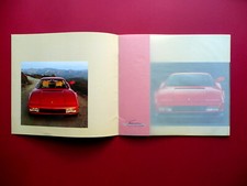 Ferrari Testarossa Brossura Pubblicitaria Motore Dati Tecnici Auto 1984