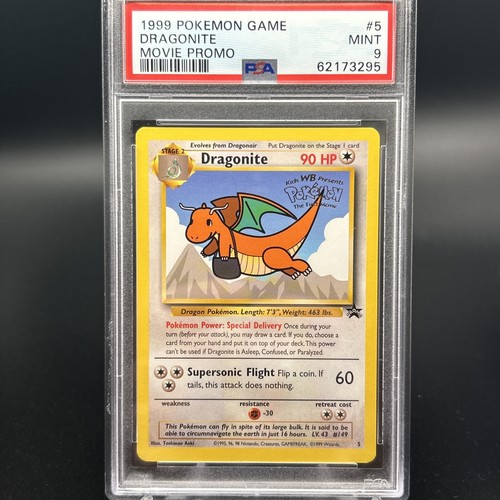 Carta pokemon psa - 9, mint