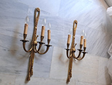 Pareja de apliques de pared