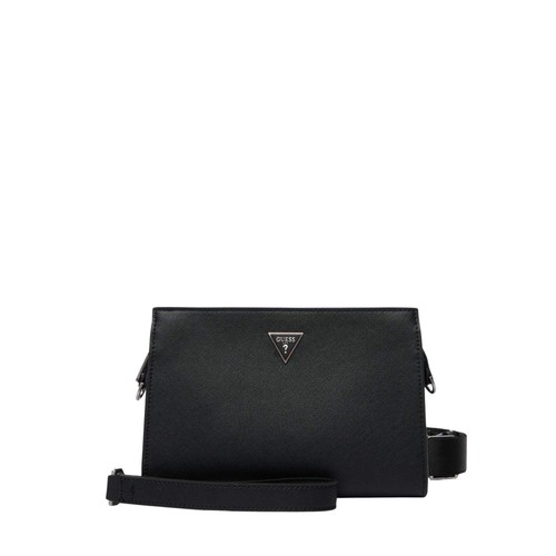 Guess borsa ecopelle - uomo, nero
