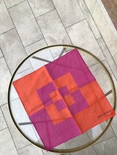 FOULARD piccolo YVES SAINT LAURENT YSL 100% cotone Coton Vintage