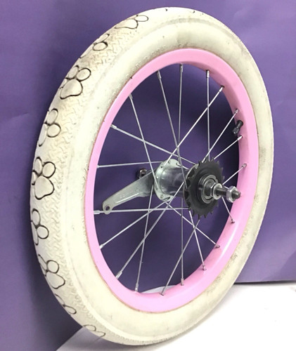 Bicicletta posteriore rosa - bicicletta, 16"