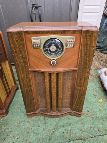 Zenith art deco console radio - zenith,