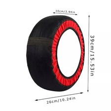 Catene Antiscivolo per Auto 2PZ Calze da Neve Invernali con Facile Installazione