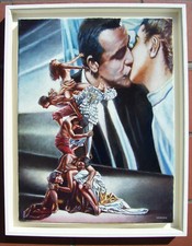 Sergio NARDONI "FOR YOU, JAMES" dipinto cm 40x30 pubblicato . James Bond 007
