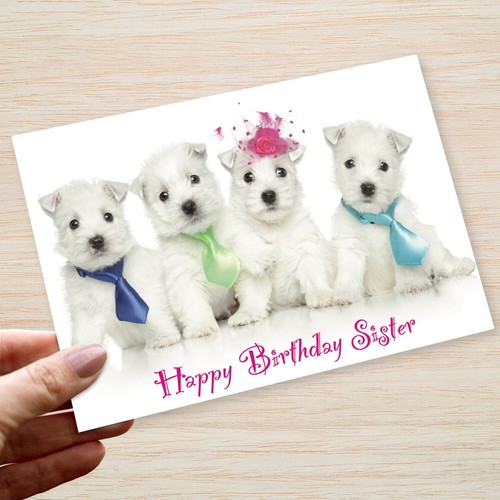Biglietto compleanno sorella - biglietto,