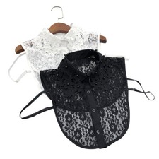 Top donna pizzo fiore perle