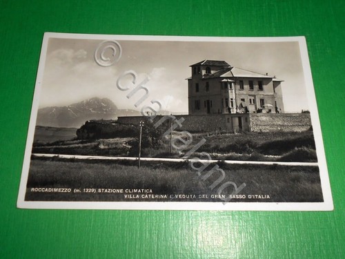 Cartolina roccadimezzo villa - cartolina,