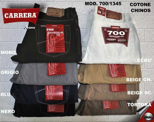 Carrera jeans cotone chinos - cotone,