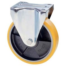 RUOTA A FORCELLA SU PIASTRA