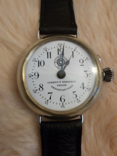 Hermoso reloj cuervo - reloj, y