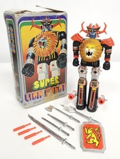 VINTAGE SUPER LION ROBOT BOOTLEG KO Future DALTANIOUS giocattolo - pressofuso in scatola