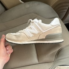 New Balance Beige White