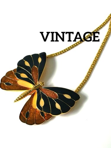 Collana vintage farfalla - vintage,
