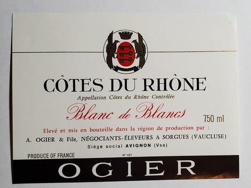 Vintage ogier cotes rhone - vintage,