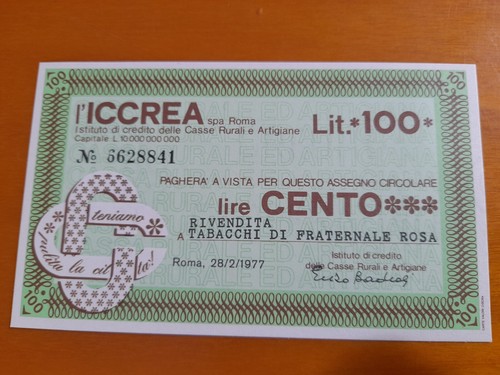 Miniassegno sovrastampato - miniassegno,