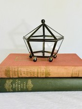 Portagioie vintage in ottone e