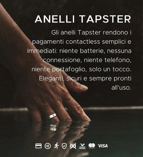 Anello nfc tapster codice - anello,