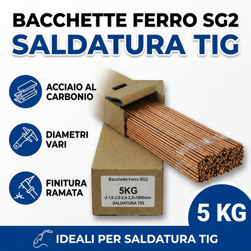 Bacchette ferro sg2 ramate 5kg - bacchette,
