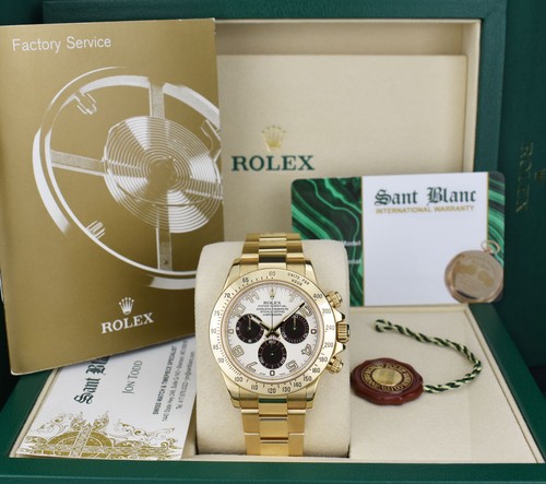 Rolex 40mm 18kt gold daytona - rolex,