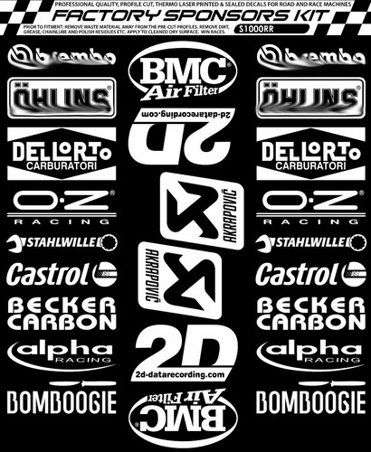 Bmw s1000rr sponsor kit - fe,