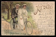Litografia Ciclista su