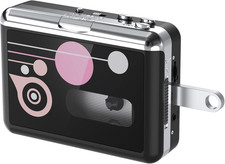 Lettore Di Cassette Portatile, Convertitore Da Cassetta a MP3 Tramite USB, Conve