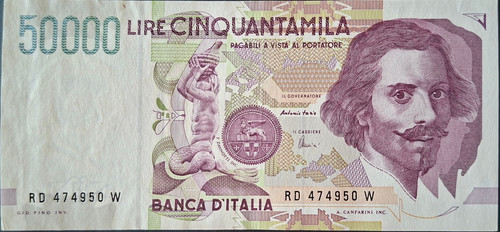 Italia banconota 50000 au - italia.,
