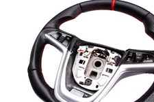 Steering wheel cover with
