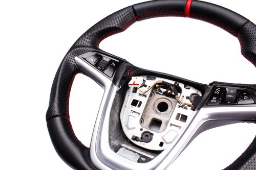 Volante copertura con - volante, pelle